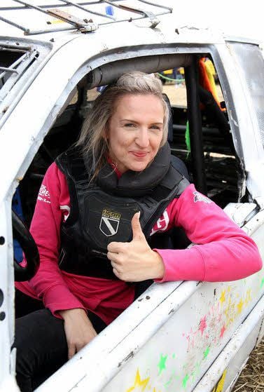 Frauenpower beim Funcross: Juliane Büttner aus Bernburg ist zum neunten Mal schon dabei.