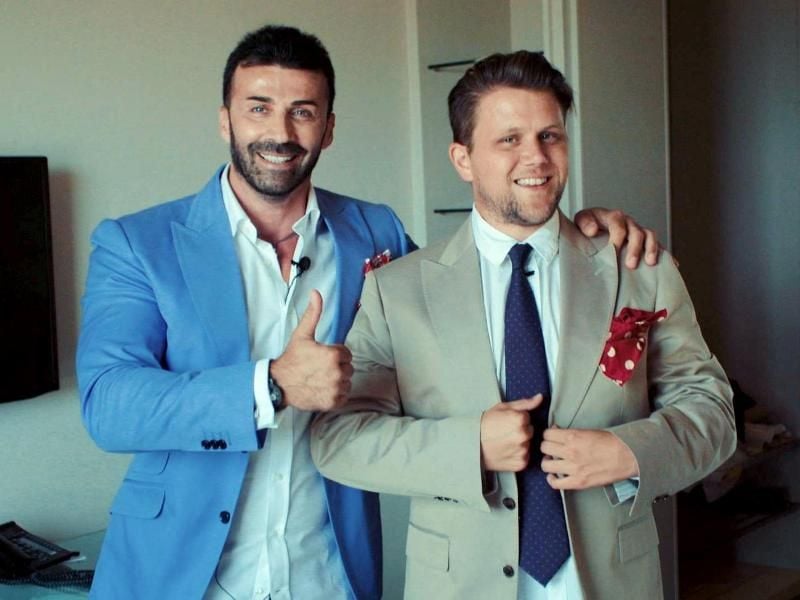 Stereotyp Italien: Knackeboul (re.) und der italienische Gigolo „Sweet Roy” (li.). Foto: RB/Arte