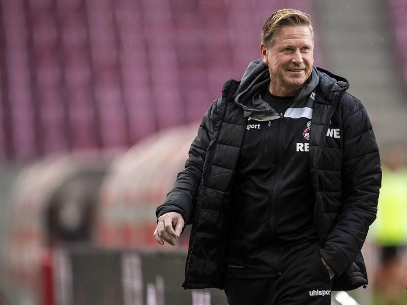 Trainer Markus Gisdol muss mit dem 1. FC Köln beim VfB Stuttgart antreten. Foto: Marius Becker/dpa