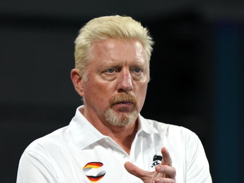 Ist „positiv überrascht über das erste Sandplatz-Match von Sascha Zverev in diesem Jahr”: Boris Becker. Foto: Dave Hunt/AAP/dpa