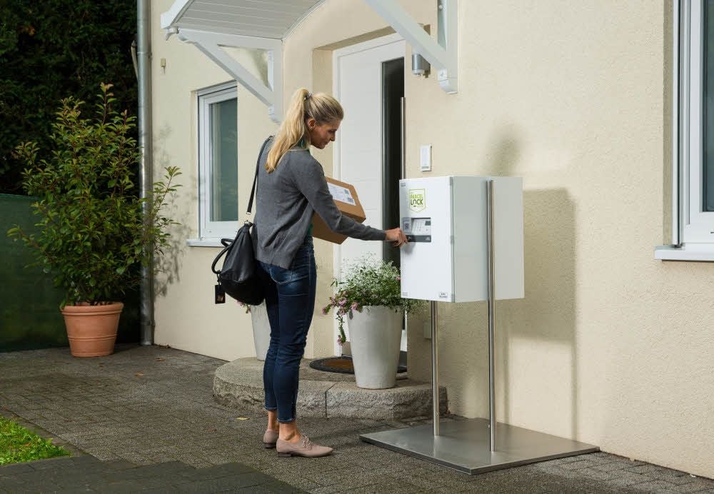 Empfänger können die Kästen über einen Tan-Code öffnen.