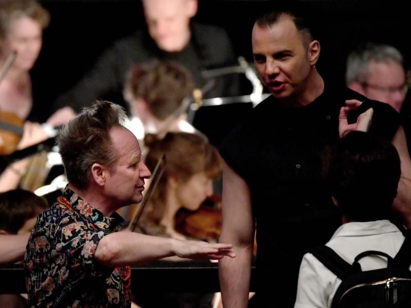 Die Männer hinter „Idomeneo”: Regisseur Peter Sellars (l) und Dirigent Teodor Currentzis. Foto: Barbara Gindl/APA