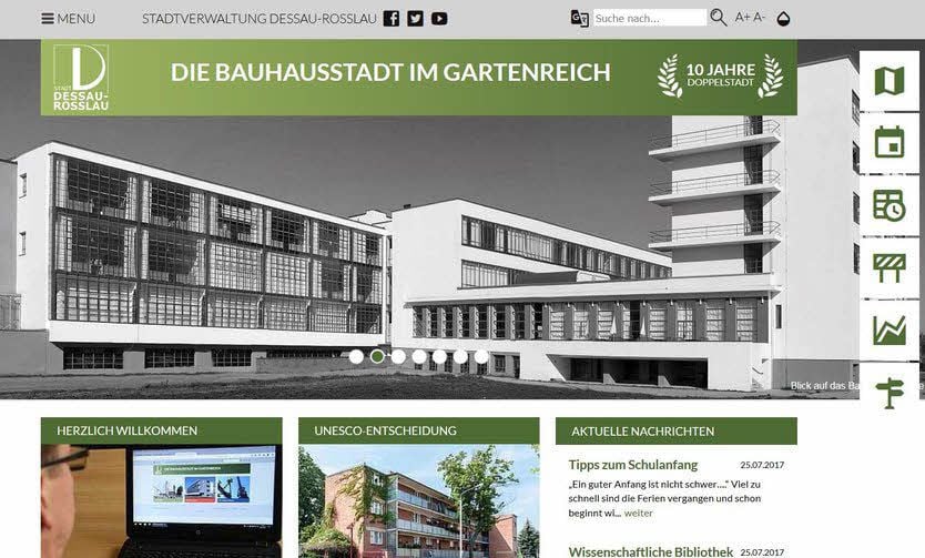 So schaut sie aus: die neue Webseite.