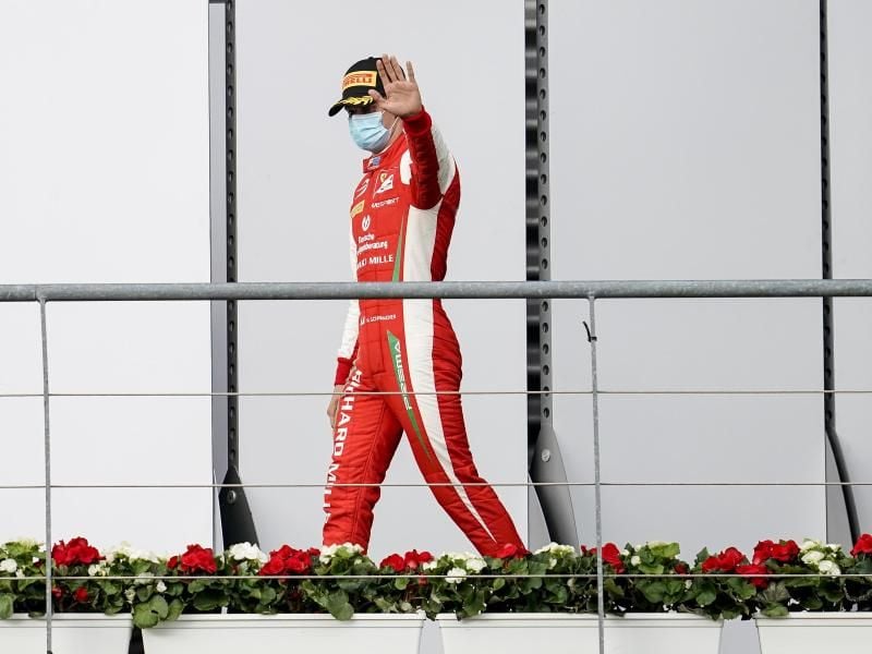 Durfte sich in Spa über zwei Podestplätze freuen: Mick Schumacher. Foto: James Gasperotti/ZUMA Wire/dpa