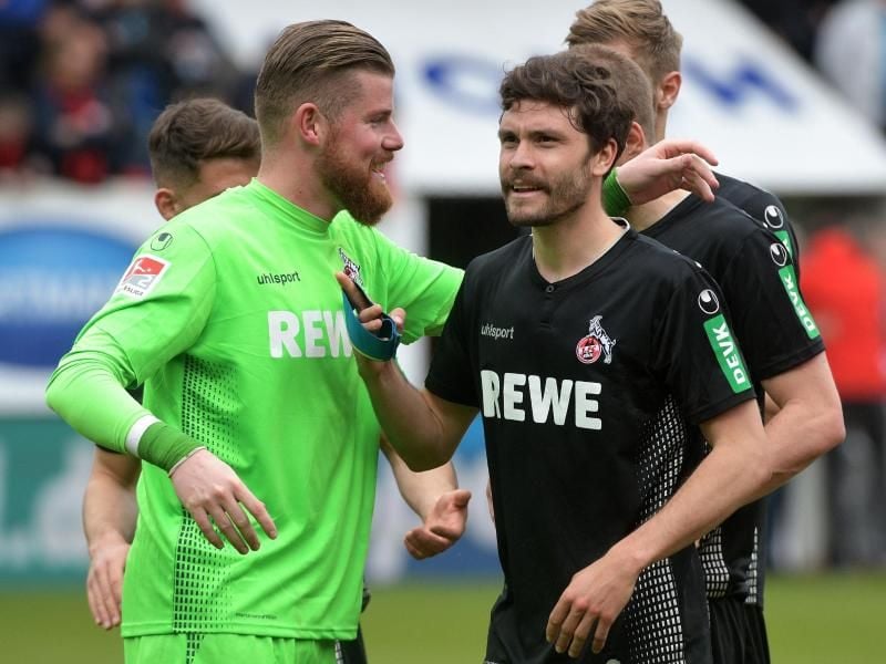 „Wir hätten 150.000 Karten verkaufen können”, sagte Kölns Torwart Timo Horn (l). Foto: Stefan Puchner