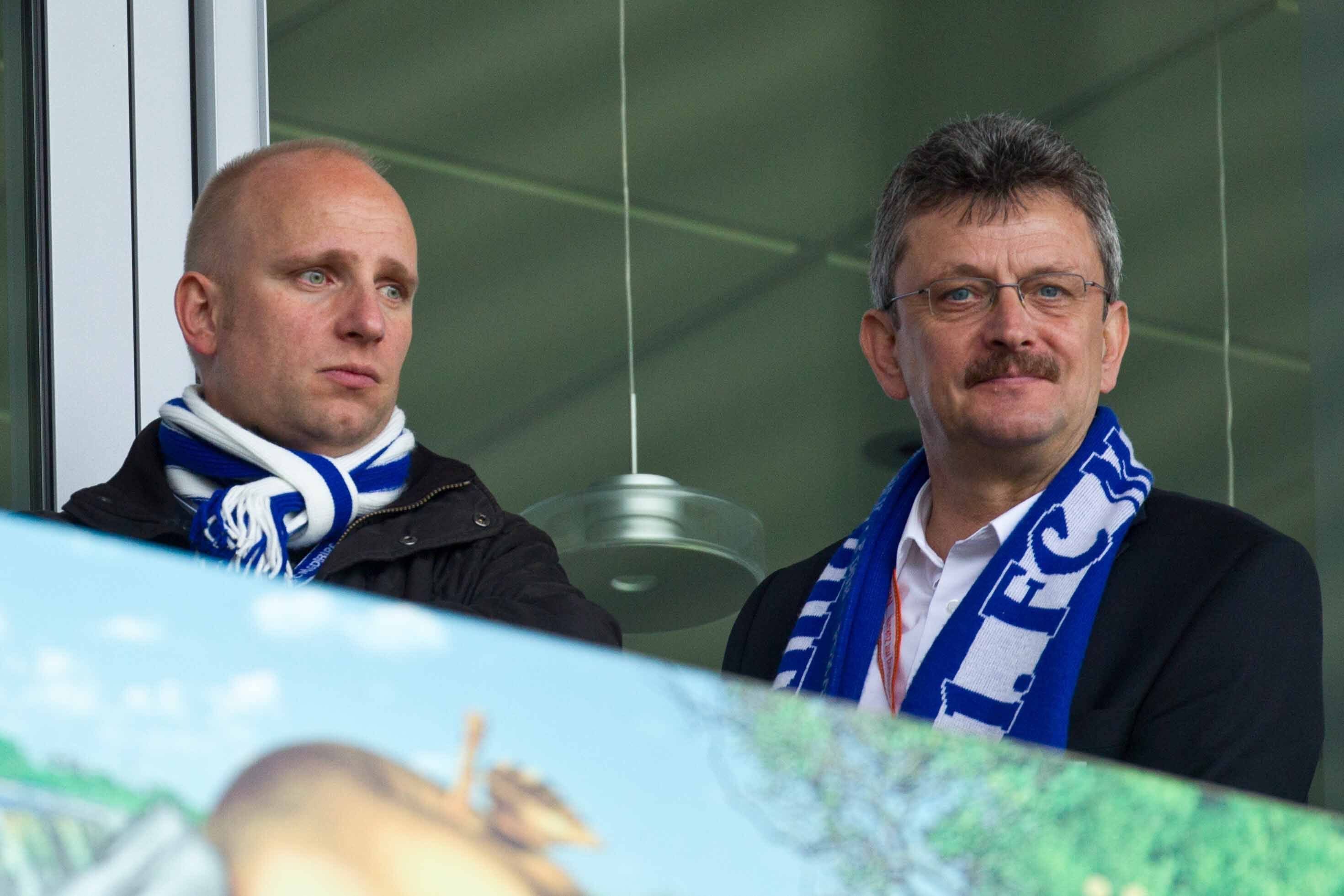 Vizepräsident Hagen Hoffmann (li.) hat vor dem Sportgericht des Deutschen Fußball-Bundes einen Erfolg erzielt.