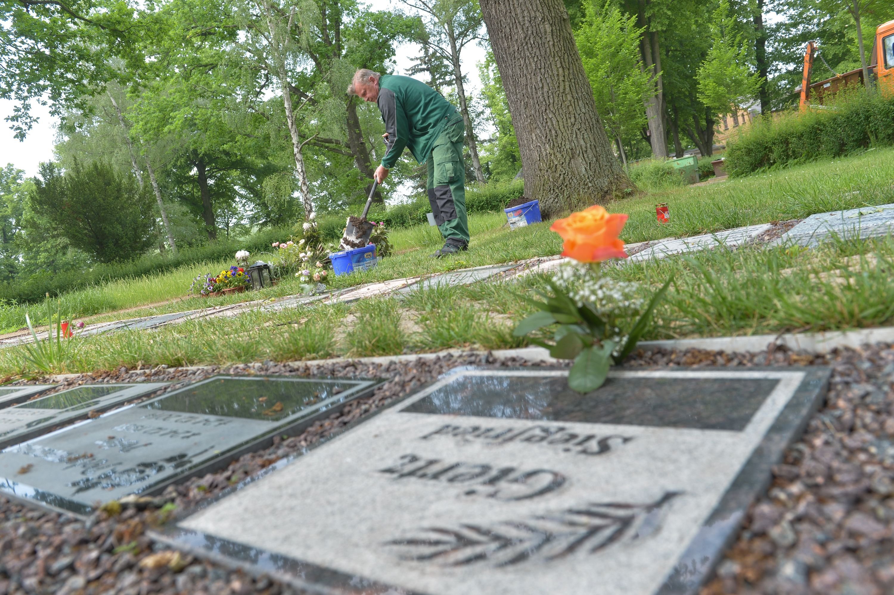 Der Friedhof in Köthen.