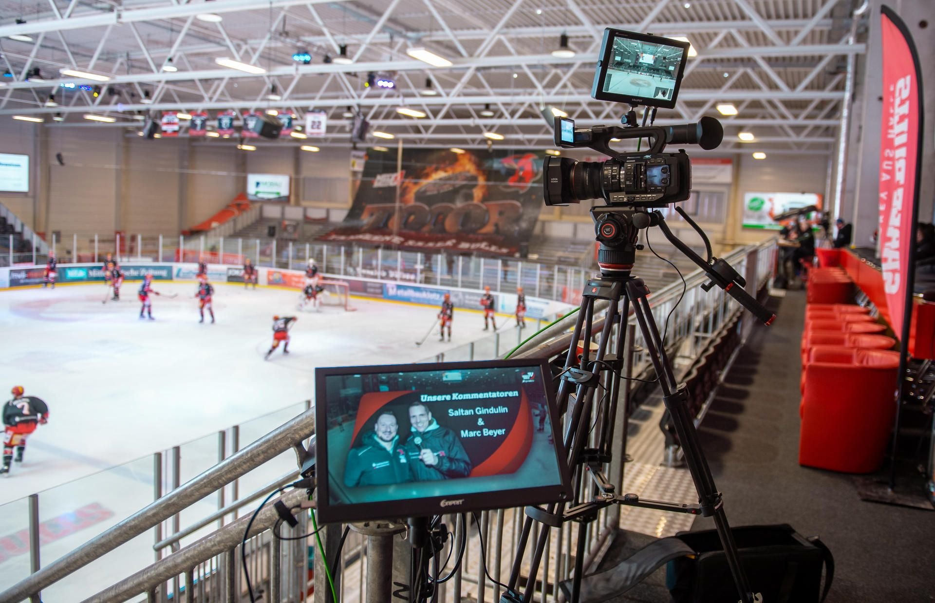 Bester Livestream der Liga Eishockey-Oberliga Saale Bulls bieten Fans professionellen Live-Stream der Heimspiele an