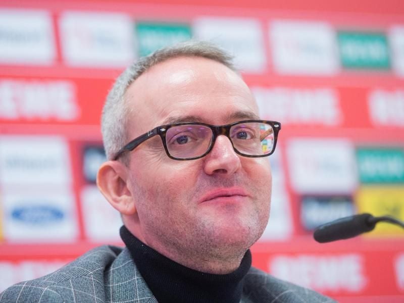 Begrüßt das DFL-Konzept für Geisterspiele, sieht in Masken aber keinen Sinn: Alexander Wehrle, Geschäftsführer Sport beim 1. FC Köln. Foto: Rolf Vennenbernd/dpa