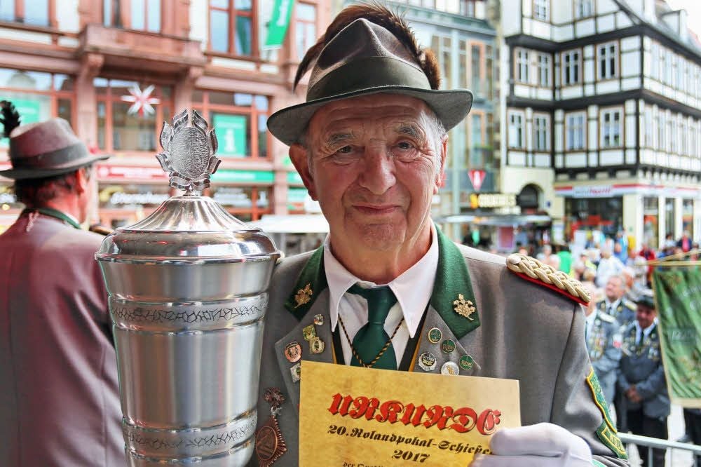 Hasso Storbeck gehört zu den Urgesteinen der „Alten Schützengesellschaft“.