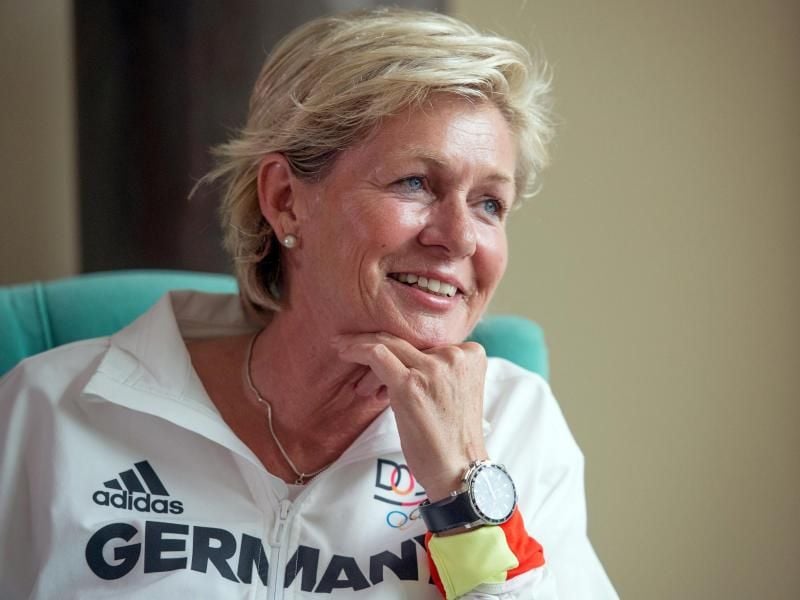 Bundestrainerin Silvia Neid freut sich auf das Olympia-Turnier. Foto: Boris Roessler