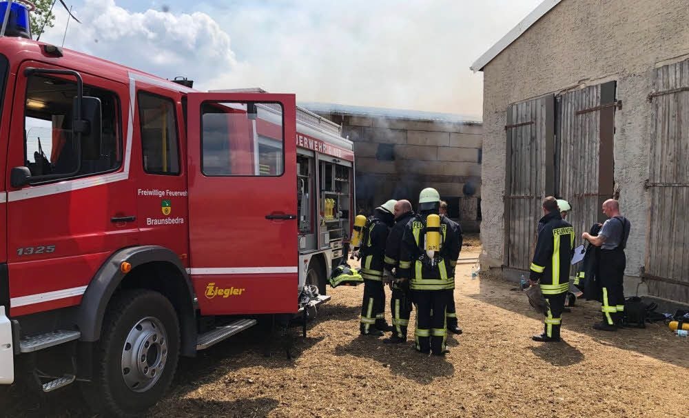 Die nächsten Atemschutzgeräteträger gehen gleich in den Einsatz.