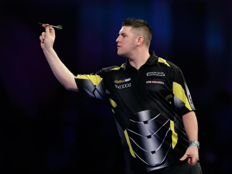 Hat die German Darts Championship gewonnen: Der Norire Daryl Gurney. Foto: John Walton/PA Wire/dpa