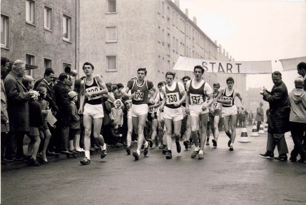 In der Taborer Straße befanden sich in den 1960er-Jahren Start und Ziel der Wettkämpfe im Naumburger Straßengehen. Damals ging’s durchs Siedlungsviertel.