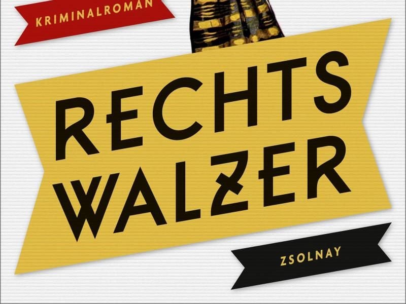 Franzobel und der „Rechtswalzer”. Foto: Zsolnay Verlag