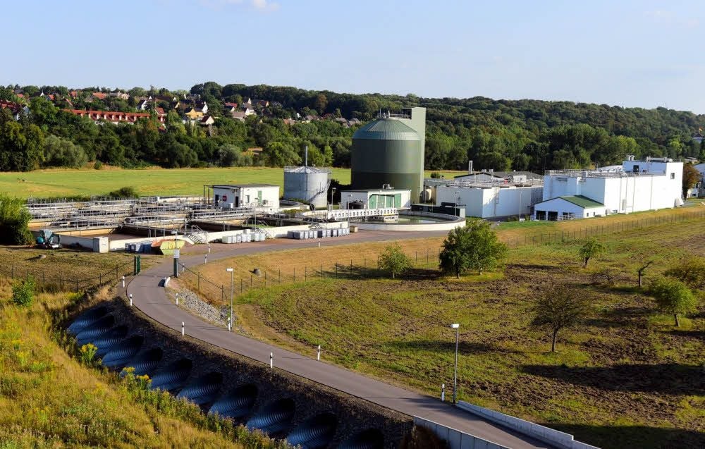 Das Klärwerk im Weißenfelser Norden nimmt das Abwasser auf.