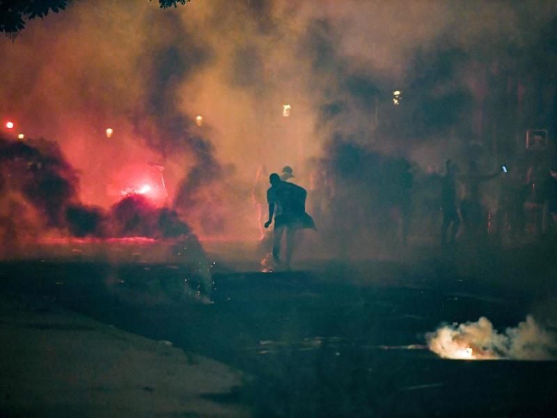 In Paris kam es zu Ausschreitungen. Foto: Alain Jocard/AFP/dpa