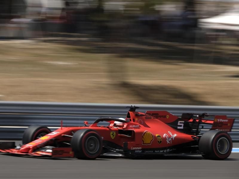 Sebastian Vettel startet beim Formel-1-Rennen in Frankreich vom siebten Platz. Foto: Pierre Stevenin/ZUMA Wire