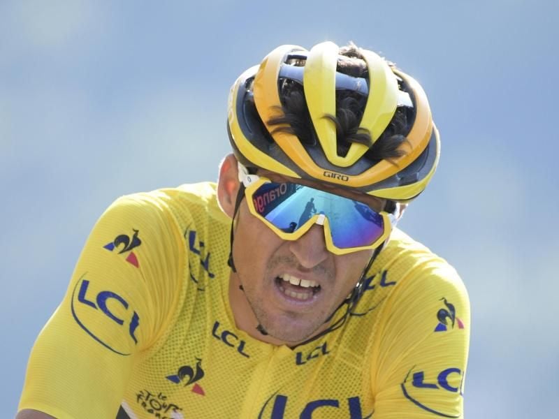 Der Belgier Greg Van Avermaet kann das Gelbe Trikot auch noch auf der zweiten Alpen-Etappe tragen. Foto: Yorick Jansens/BELGA