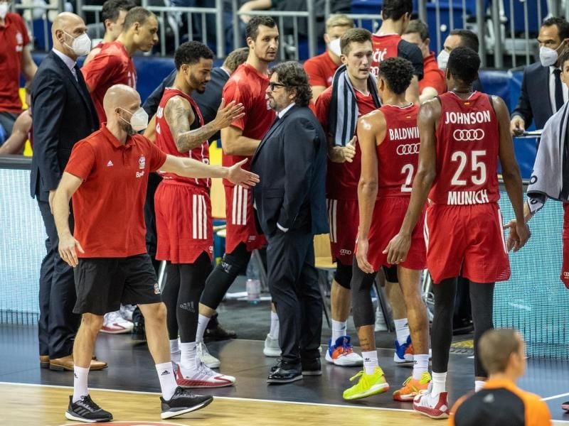 Die Basketballer des FC Bayern München gewannen zuletzt viermal in Folge in der Euroleague. Foto: Andreas Gora/dpa