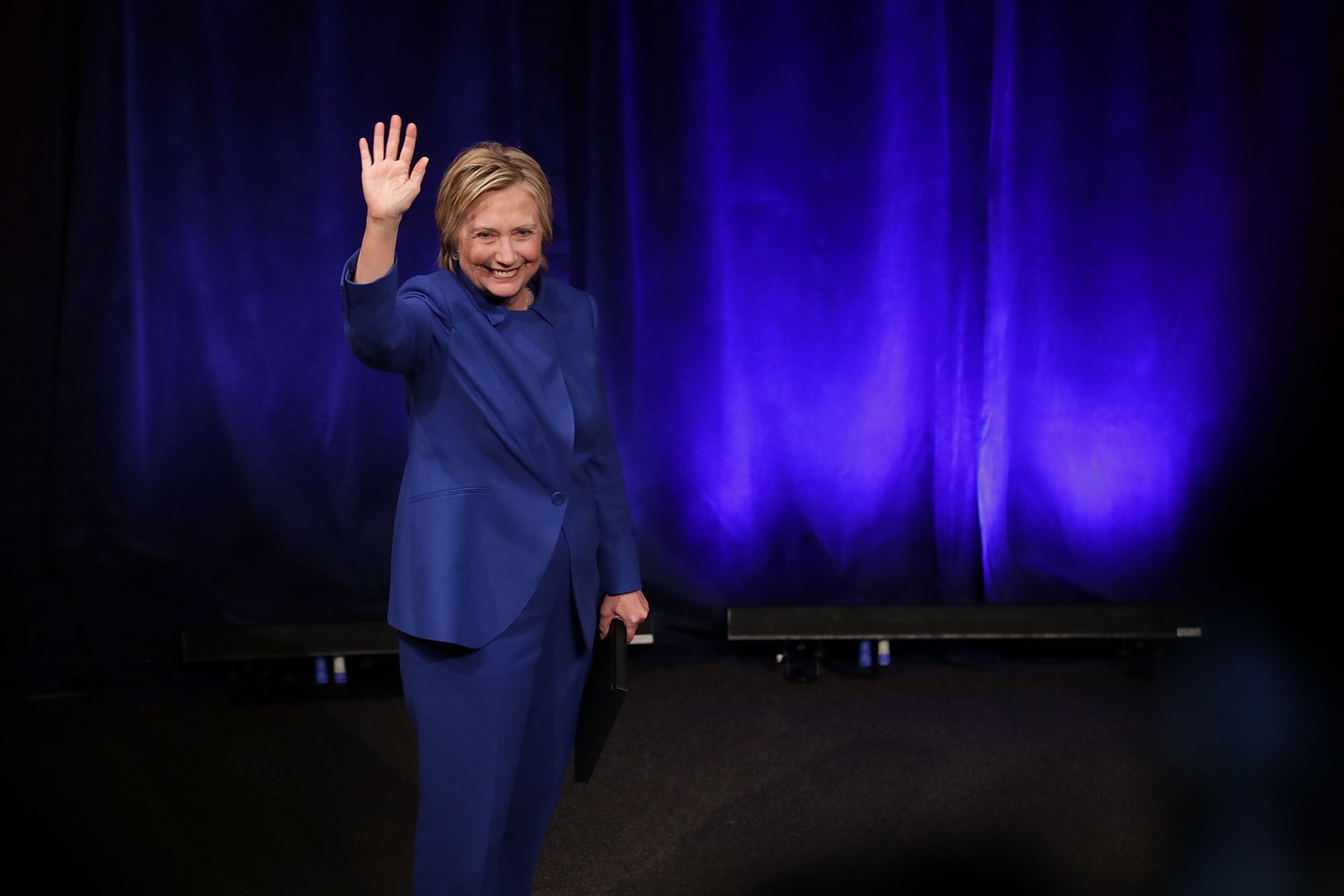 Hillary Clinton nach ihrer Wahlniederlage