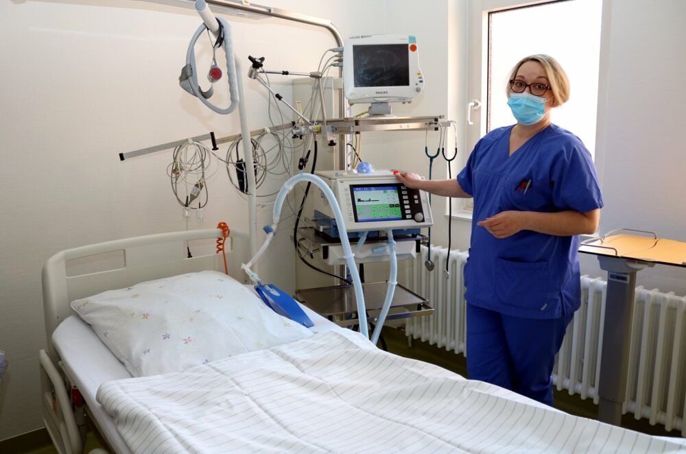 Laut Ameos sind am Donnerstag noch zwölf ITS-Betten an drei Standorten im Salzlandkreis frei gewesen.