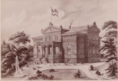 Das Haus um 1880.