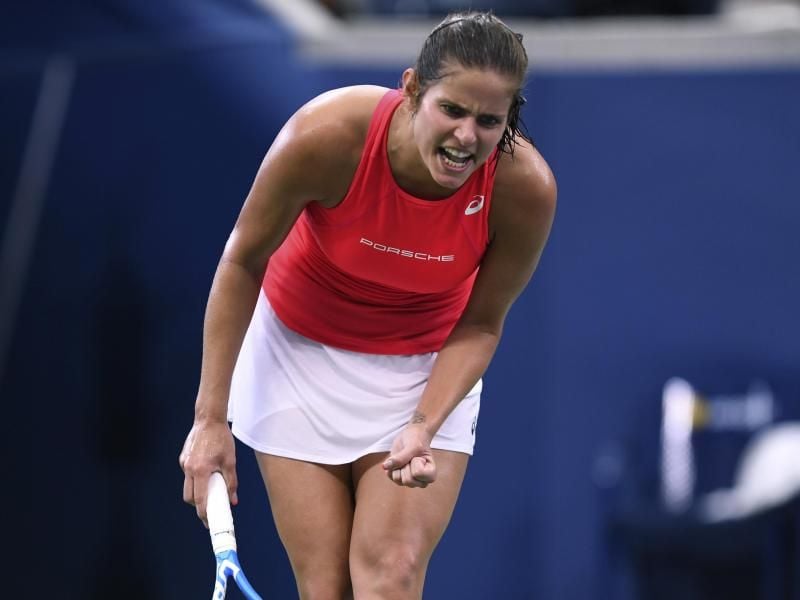 Julia Görges hat bei den US Open ihr Achtelfinale knapp verloren. Foto: Sarah Stier/FR171690 AP