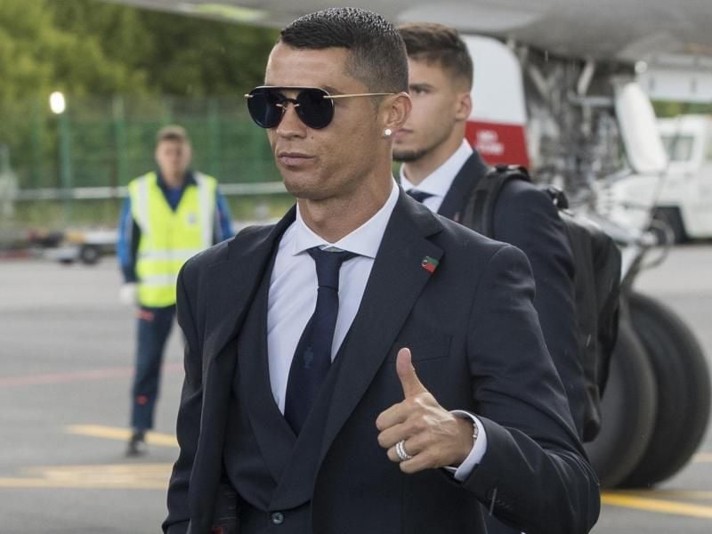 Die portugiesische Fußball-Nationalmannschaft um Superstar Cristiano Ronaldo hat ihr WM-Camp bezogen. Foto: Pavel Golovkin