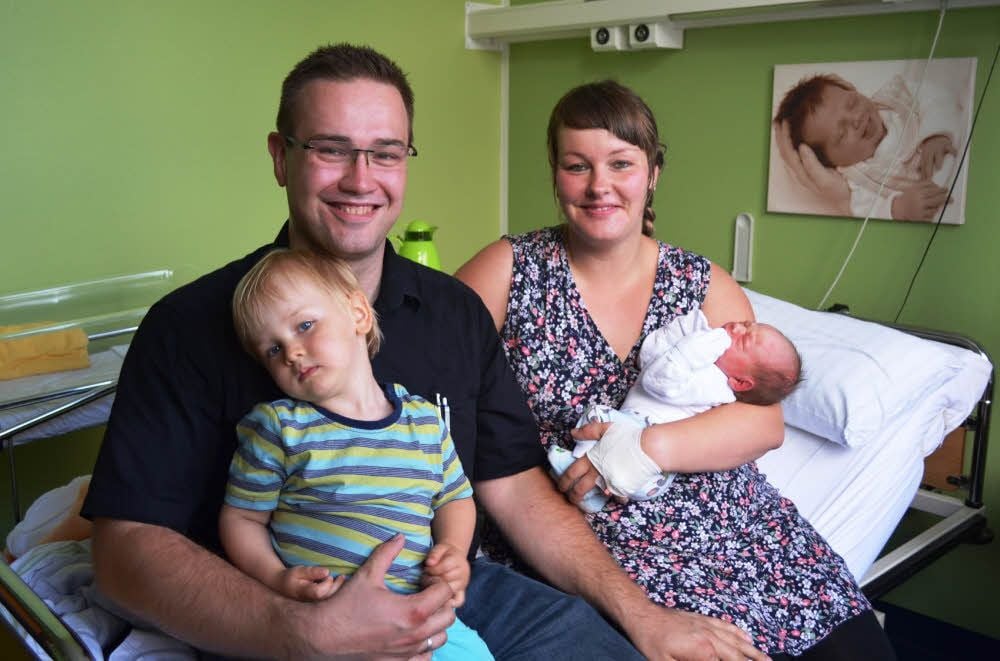 Familie Jahnke ist seit dem 2. August zu viert.