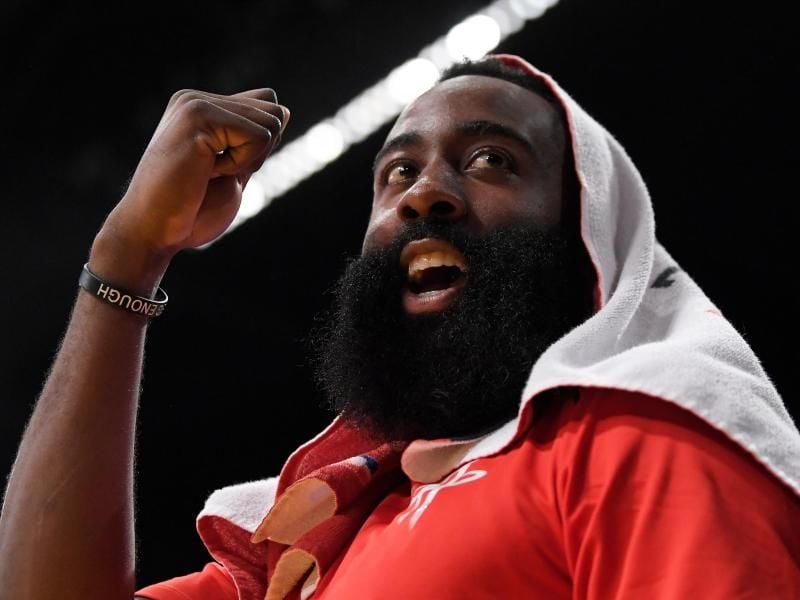 Das Team von Superstar James Harden dominierte die Vorrunde. Foto: Mark J. Terrill