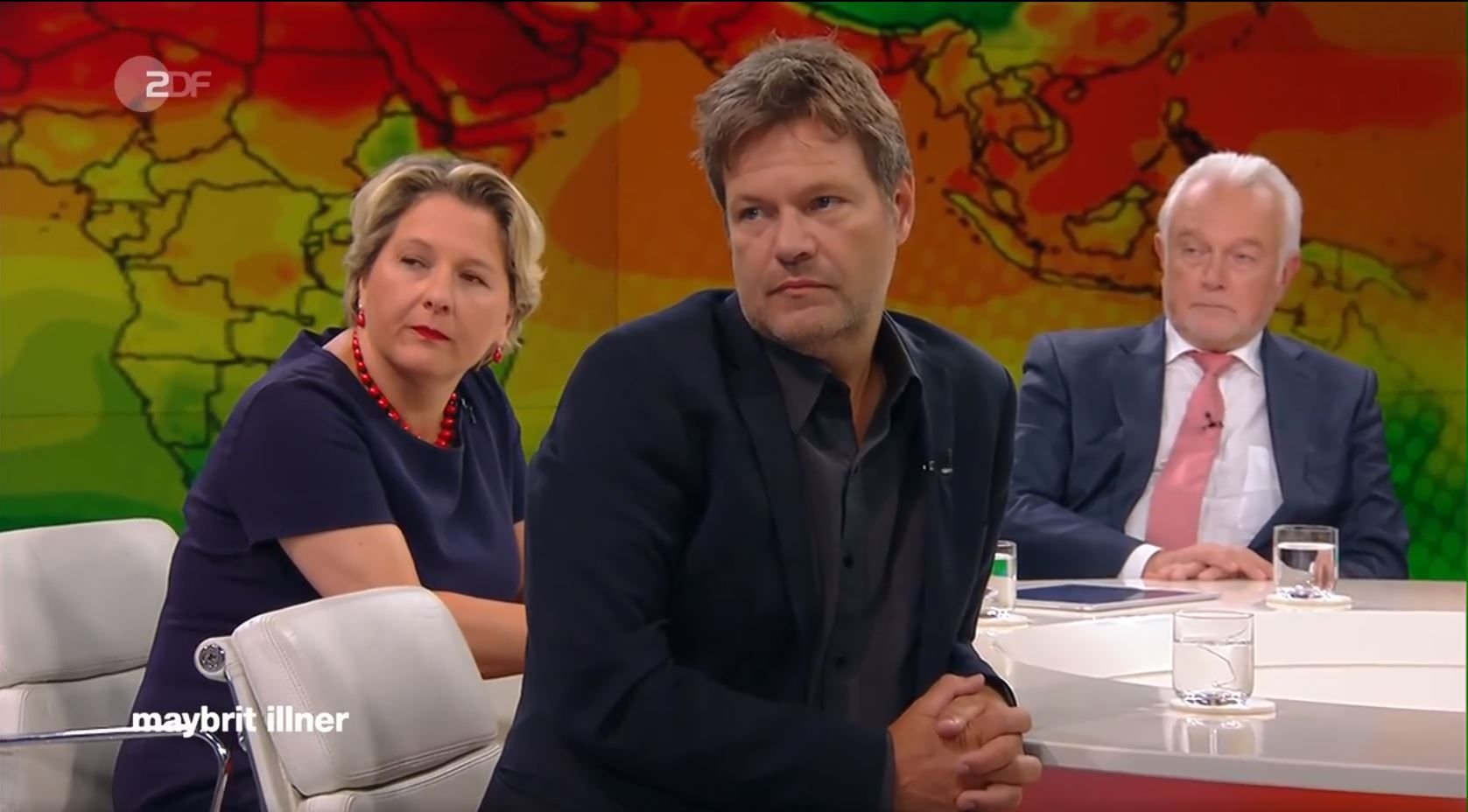 Sind wir zum Verzicht bereit? Dieser Frage gingen bei Maybrit Illner unter anderem Robert Habeck, Svenja Schulze und Wolfgang Kubicki nach.