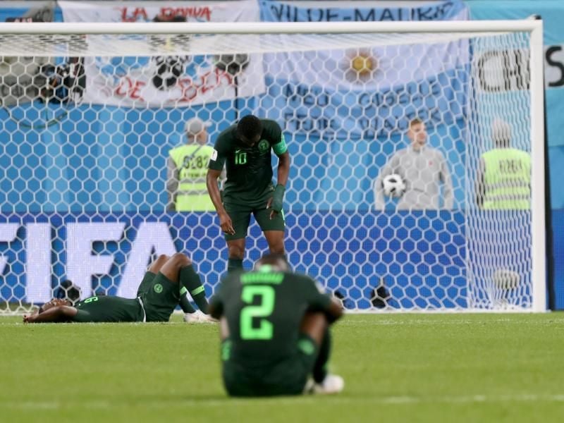 Die Nigerianer waren nach dem WM-Aus frustriert. Foto: Cezaro De Luca