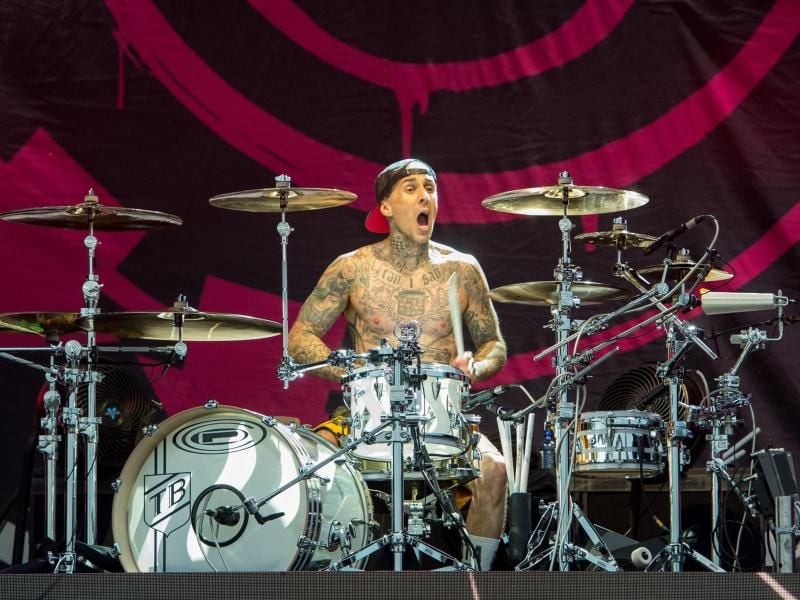 Travis Barker hat von den Ärzten noch kein grünes Licht bekommen. Foto: Sebastian Gollnow