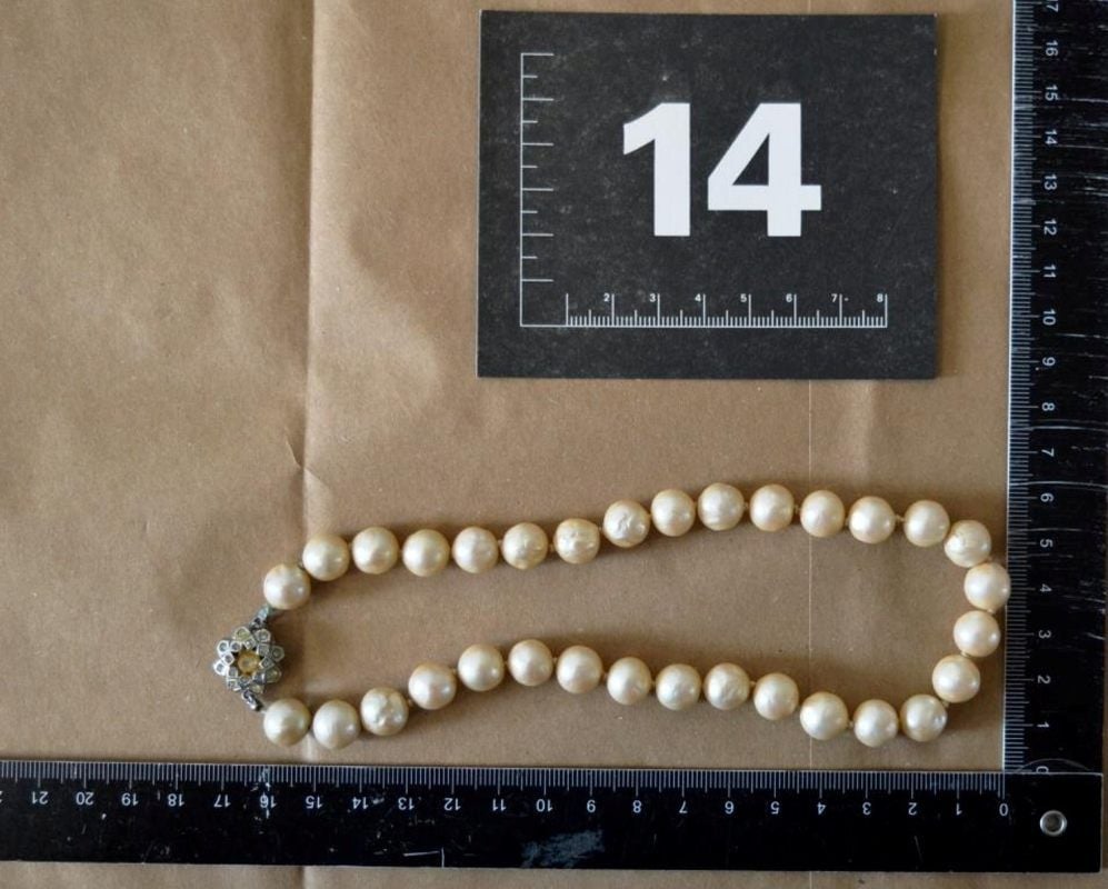 Diese Kette zählt zum Beutegut, das die Polizei bei einem 25-Jährigen sicherstellen konnte.