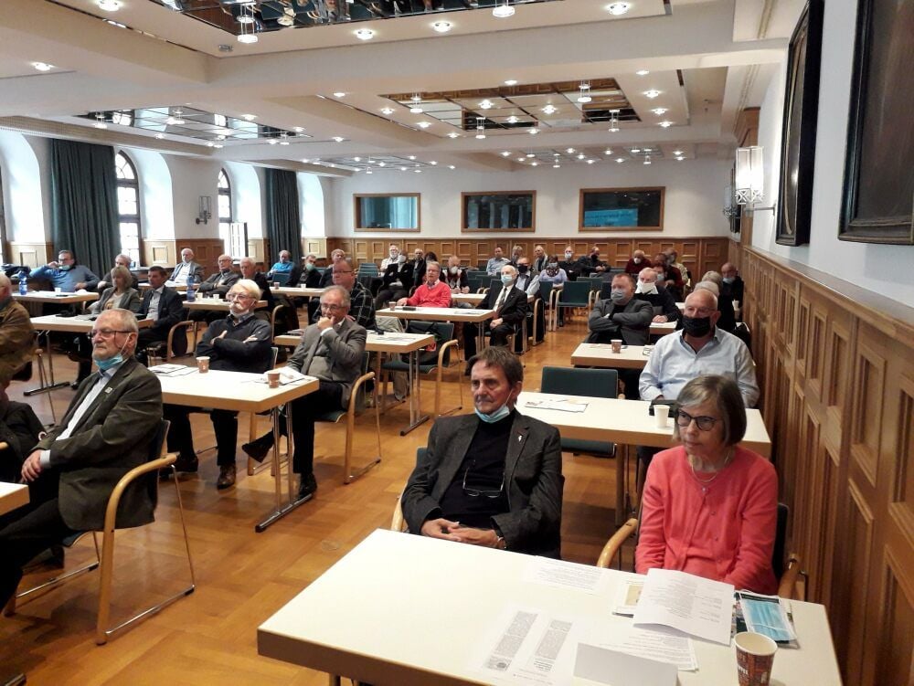 Zum Philatelistenjubiläum konnte der Verein die Tagungsräume der Leucorea nutzen.