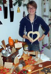 Auch Doreen Kramer hat in ihrer Tischlerwerkstatt schon viele neue Ideen für weihnachtliche Dekoration verwirklicht.
