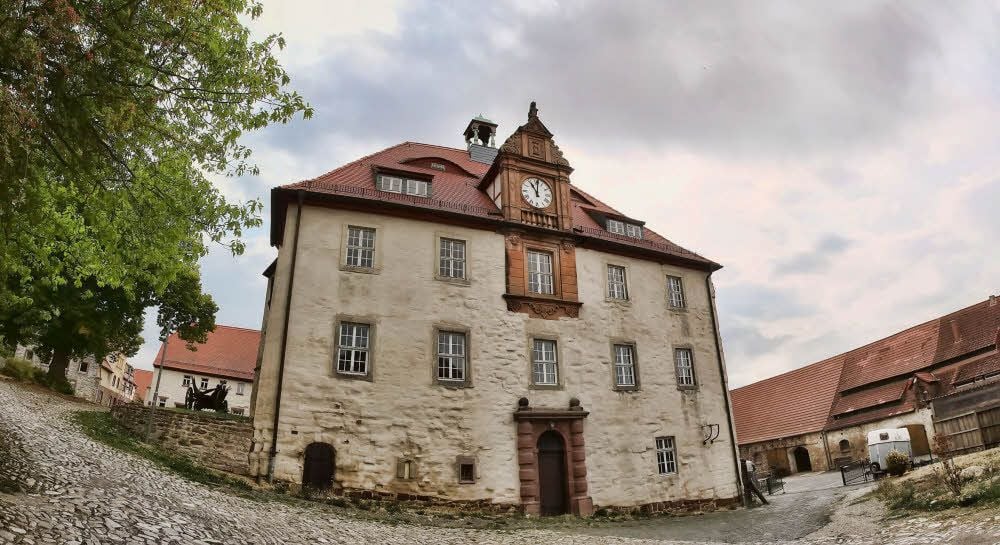 Blick auf das Klosterschloss in Klosterrode. Sowohl im Kloster als auch im Ort gibt es viel zu entdecken.