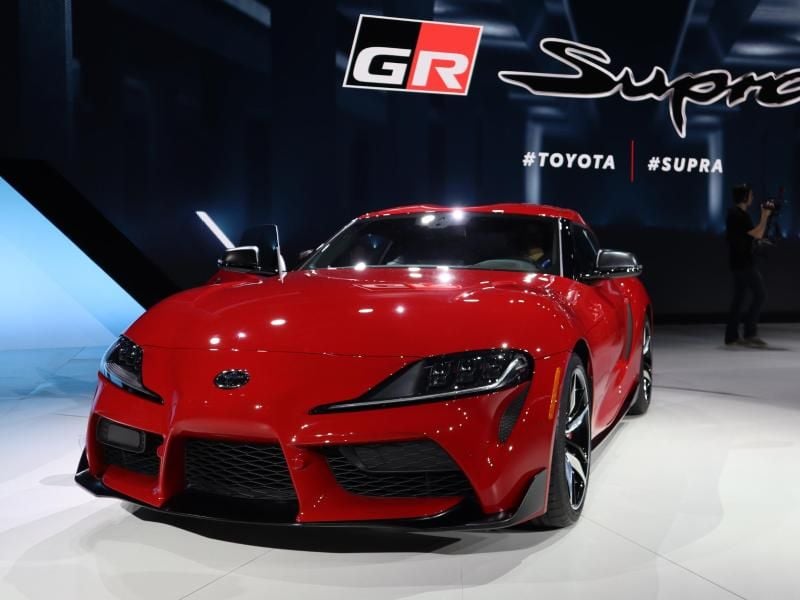 Neuer Sportler aus Nippon: Toyota bringt im Sommer 2019 sein Sportwagenmodell Supra zurück auf die Straßen. Foto: Thomas Geiger/dpa-tmn