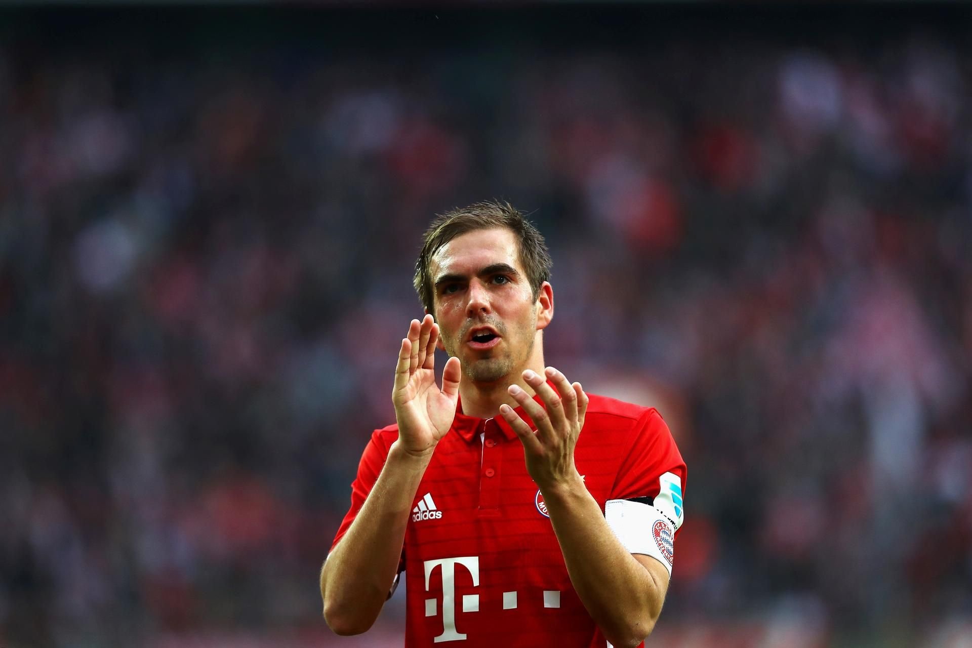 Philipp Lahm nach dem Sieg gegen den 1. FC Köln.