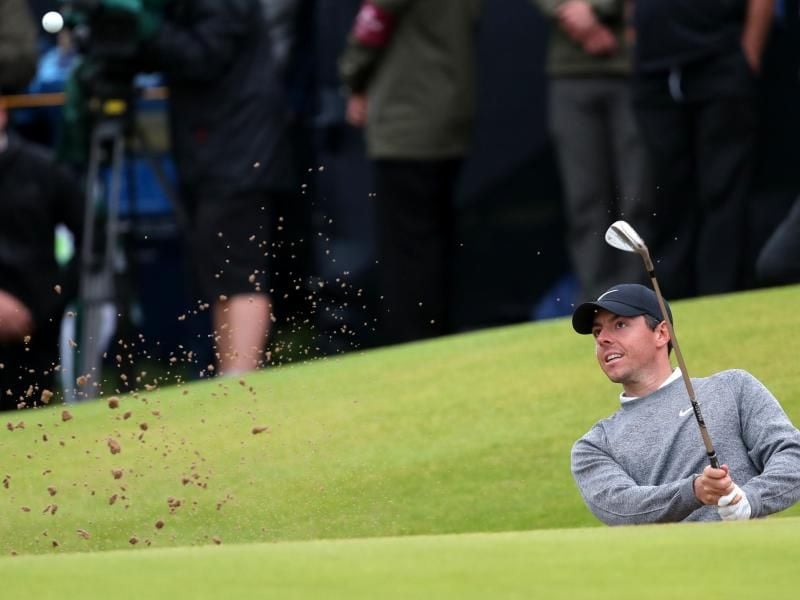 Nordirlands Golfstar Rory McIlroy ist bei der British Open vorzeitig ausgeschieden. Foto: Richard Sellers/PA Wire