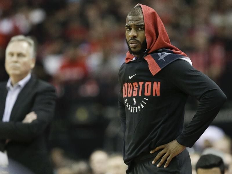 Fehlt den Houston Rockets im sechsten Spiel gegen die Golden State Warriors: Chris Paul. Foto: Eric Christian Smith