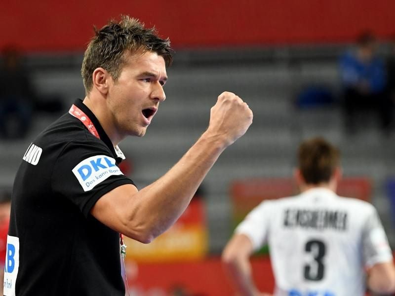 DHB-Coach Christian Prokop trifft mit seinem Team auf Serbien. Foto: Monika Skolimowska