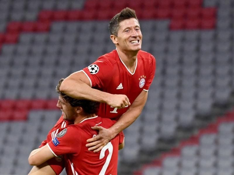 Er trifft und trifft und trifft: Bayern-Stürmer Robert Lewandowski. Foto: Sven Hoppe/dpa