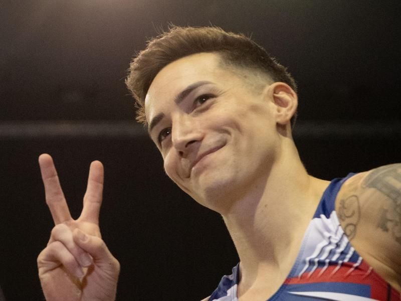 Holte sich bei den Finals in Berlin den Titel am Boden: Marcel Nguyen. Foto: Marijan Murat