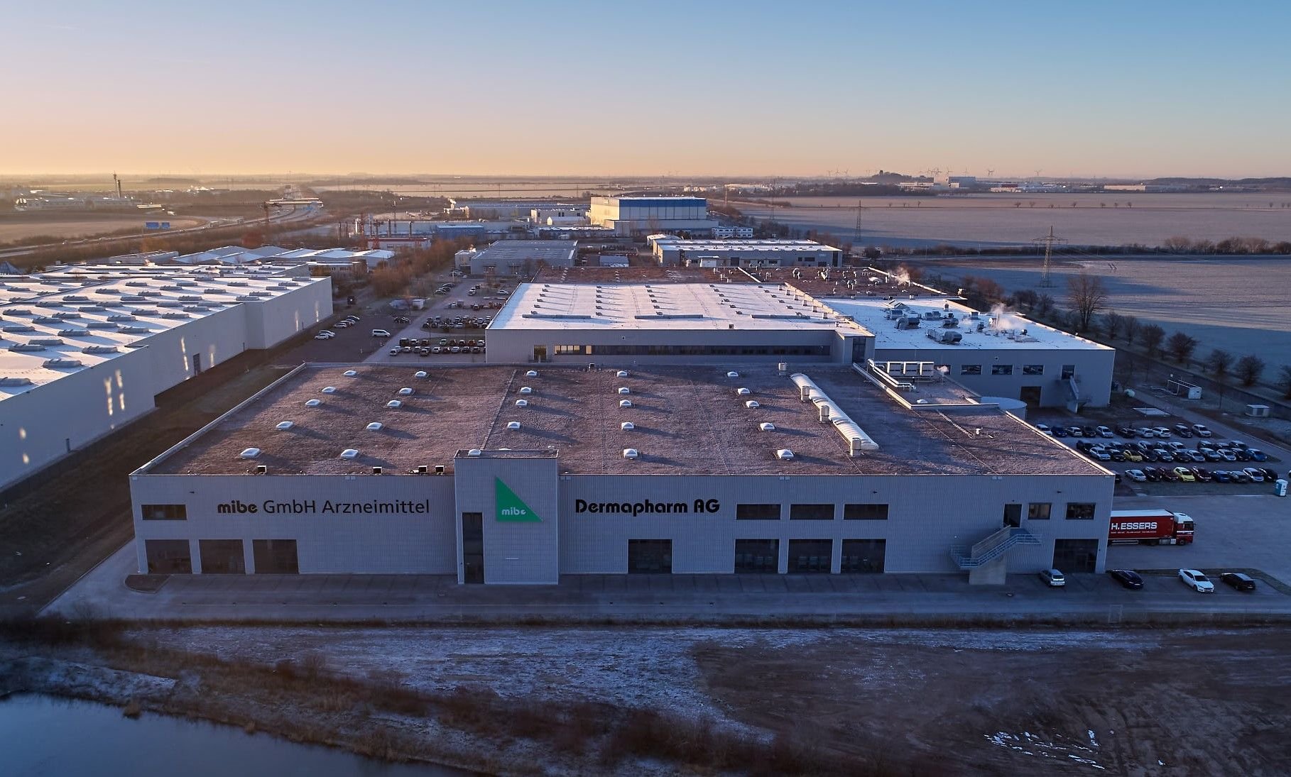 Das neue Logistikzentrum in Brehna.
