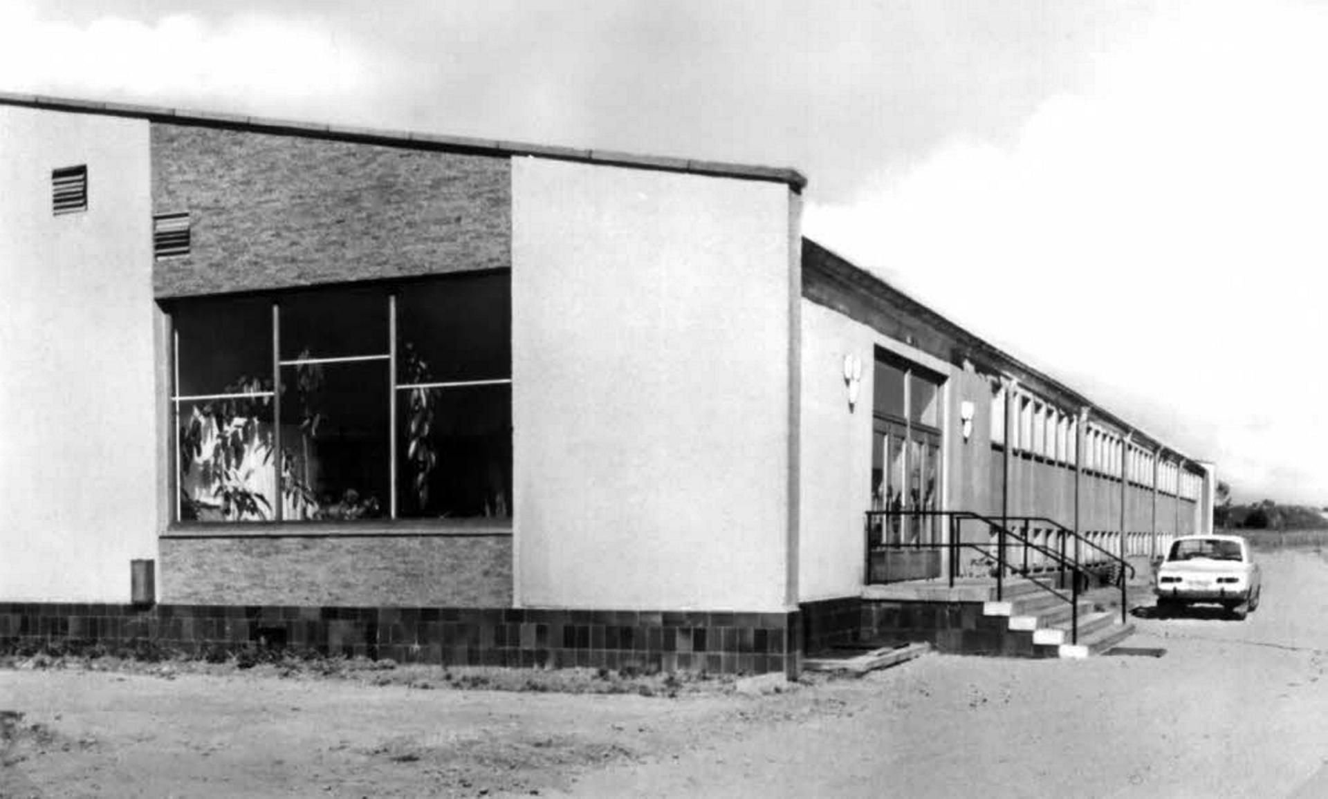 So sah die Stadthalle kurz nach ihrer Fertigstellung im Jahr 1968 aus.