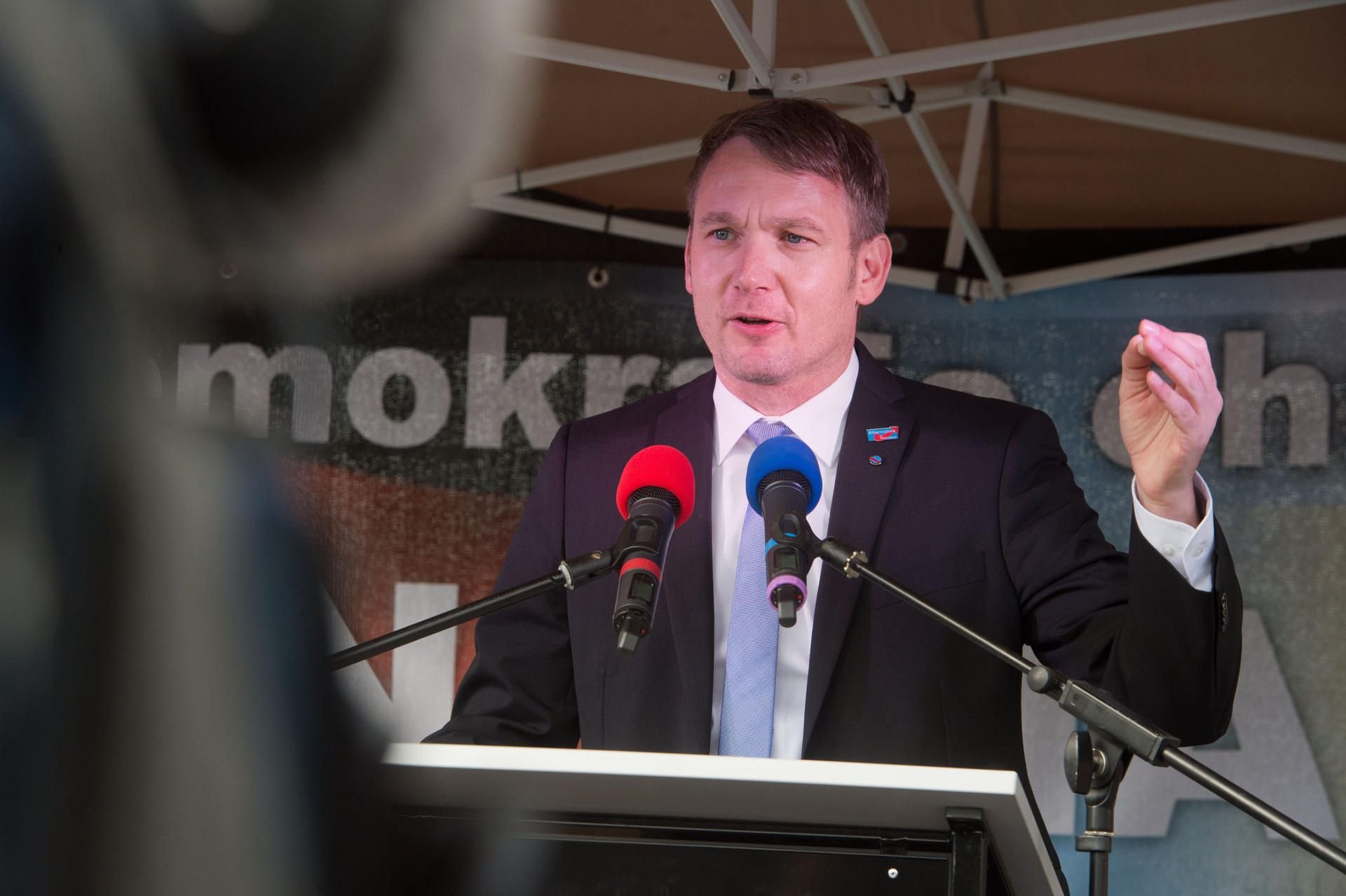 André Poggenburg, Landesvorsitzender der AfD Sachsen-Anhalt