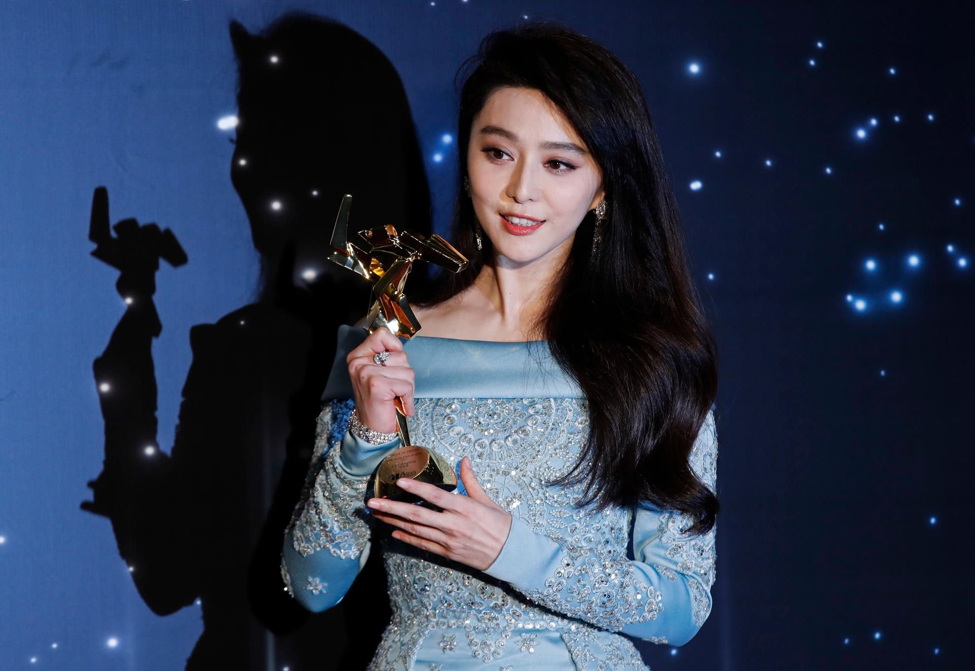 Schauspielerin Fan Bingbing bei einer Preisverleihung.