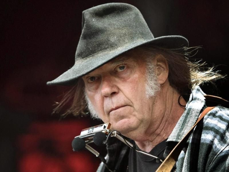 Neil Young 2016 auf dem Roskilde Festival. Foto: Nils Meilvang/SCANPIX DENMARK/dpa